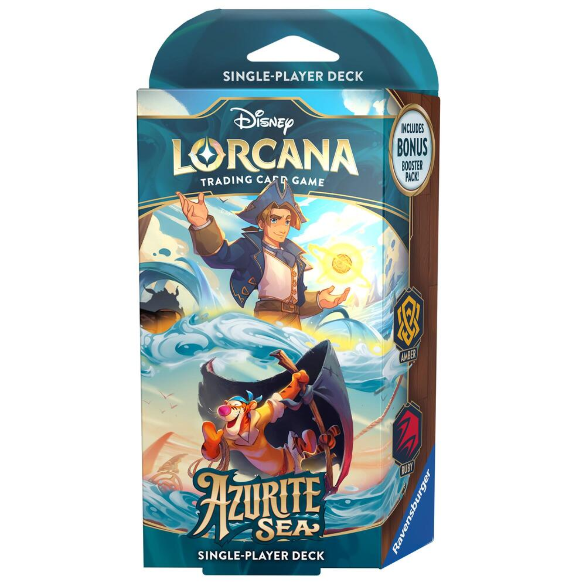 Disney Lorcana TCG: Azurite Sea Starter Deck (Amber & Ruby) – Nerdzoic Toy Store
