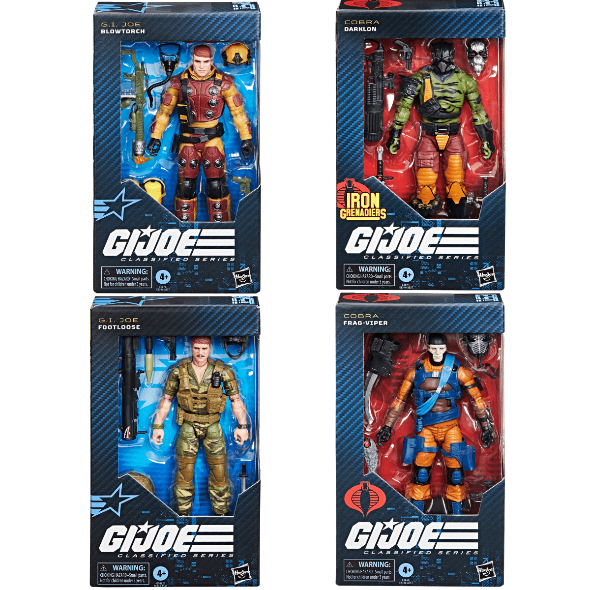 G.I. Joe Classified Series 2025 Wave 2 COMPLETE SET OF 4 G.I. Joe Classified Series 2025 Wave 2 COMPLETE SET OF 4