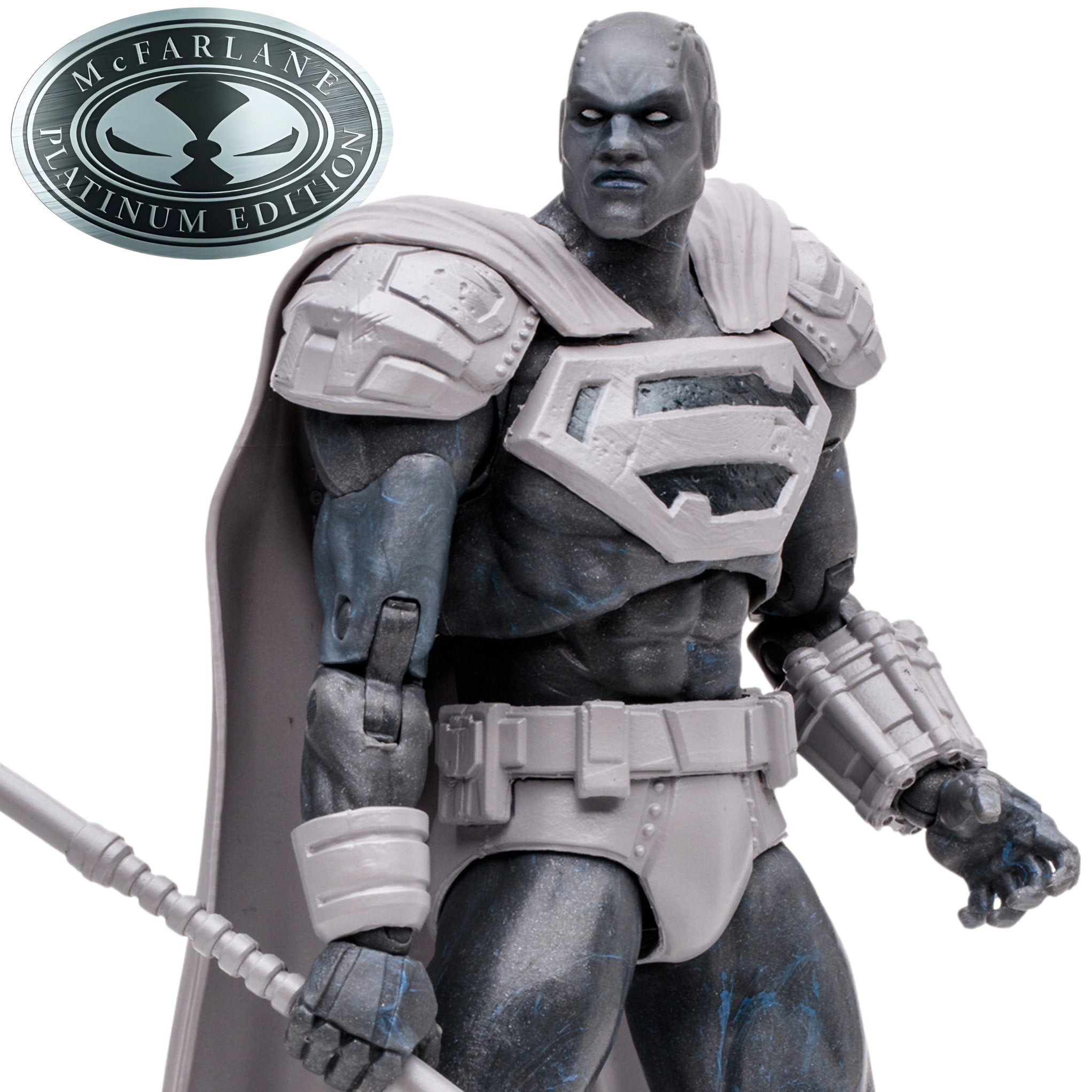 McFarlane DC Multiverse Reign of the Supermen Steel Platinum Edition A McFarlane DC Multiverse Reign of the Supermen Steel Platinum Edition A