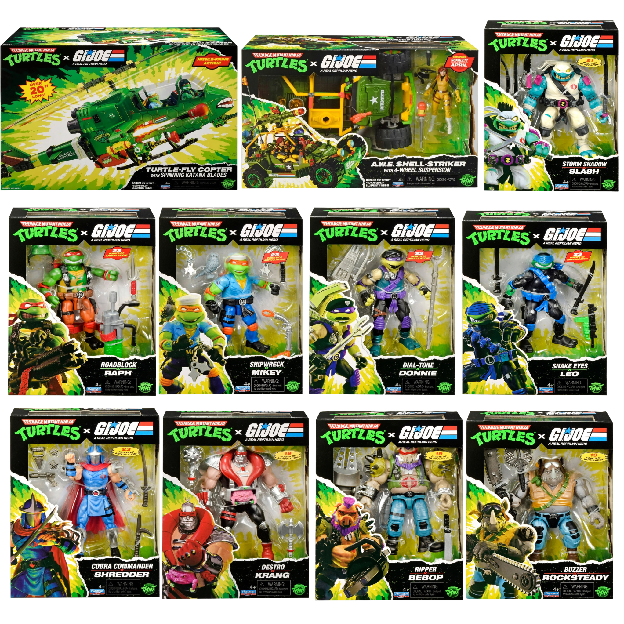 Teenage Mutant Ninja Turtles x G.I. Joe COMPLETE SET – Nerdzoic