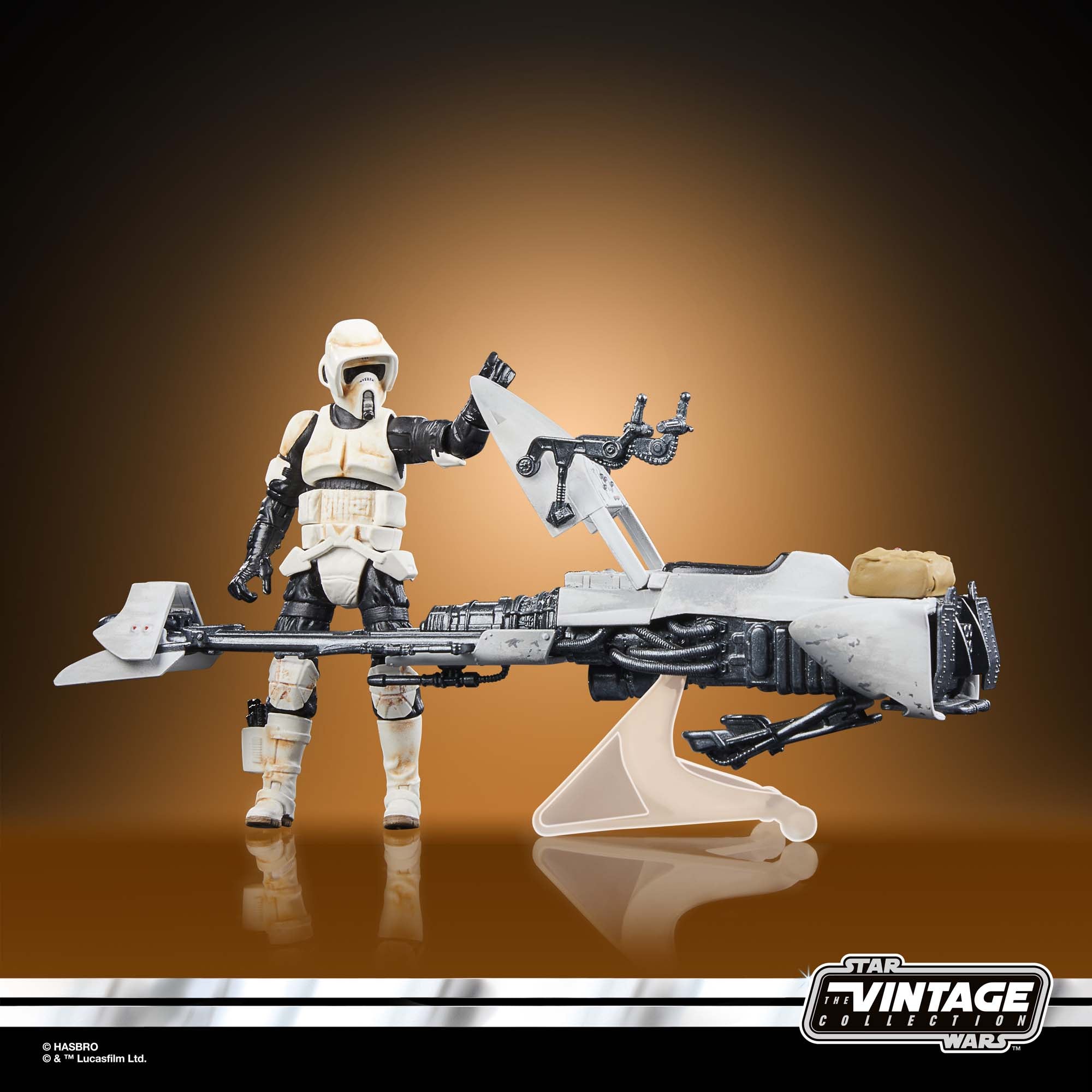 Star Wars The Vintage Collection: Speeder Bike, Scout Trooper & Grogu