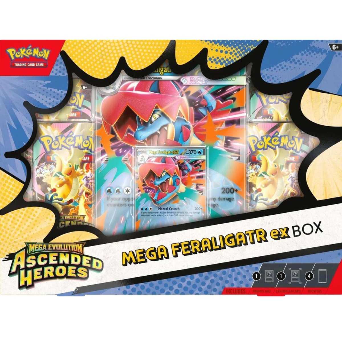 Pokémon TCG: Mega Evolutions Ascended Heroes Mega Feraligatr Box-CARDB –  Nerdzoic Toy Store