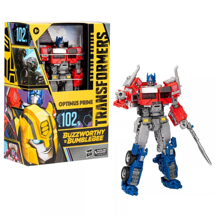 Transformers Studio Series 102 Buzzworthy Bumblebee Exclusive Optimus Prime
