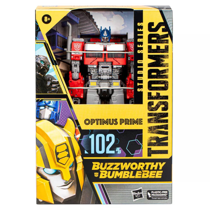 Transformers Studio Series 102 Buzzworthy Bumblebee Exclusive Optimus Prime