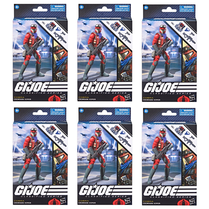G.I. Joe Classified #85 Crimson Viper ARMY BUILDER SET OF 6