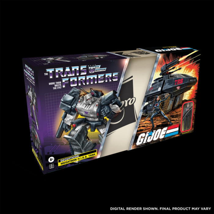 Transformers Collaborative G.I. Joe Mash-Up: Megatron H.I.S.S. Tank and Baroness