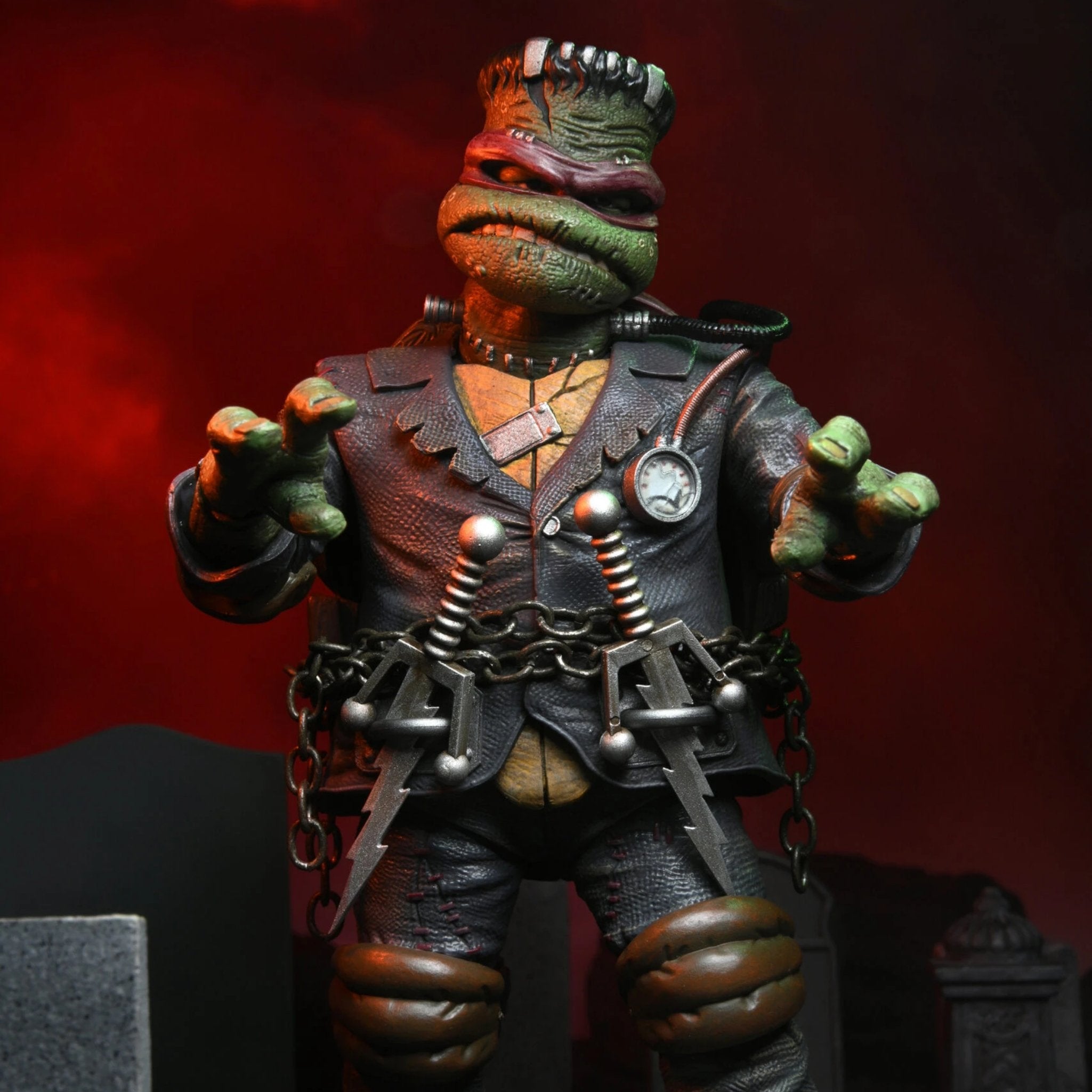 neca ninja turtles universal monsters Universal Monsters x Teenage Mutant Ninja Turtles Ultimate Raphael as Frankenstein's Monster Action Figure
