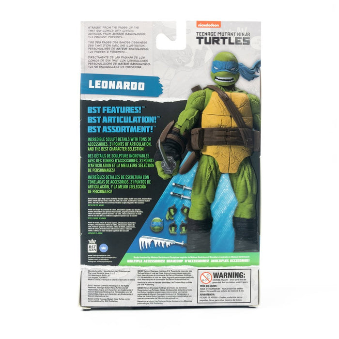 Teenage Mutant Ninja Turtles BST AXN IDW Comic Leonardo