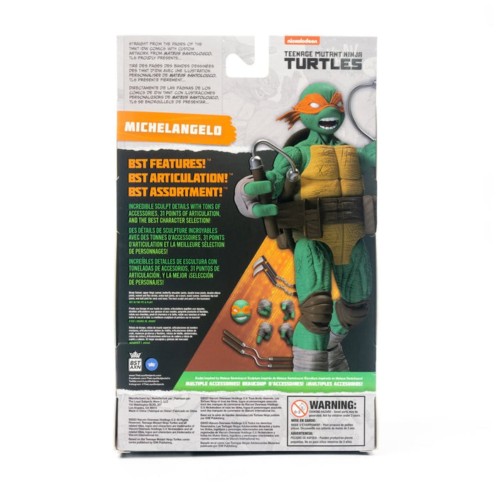 Teenage Mutant Ninja Turtles BST AXN IDW Comic Michelangelo