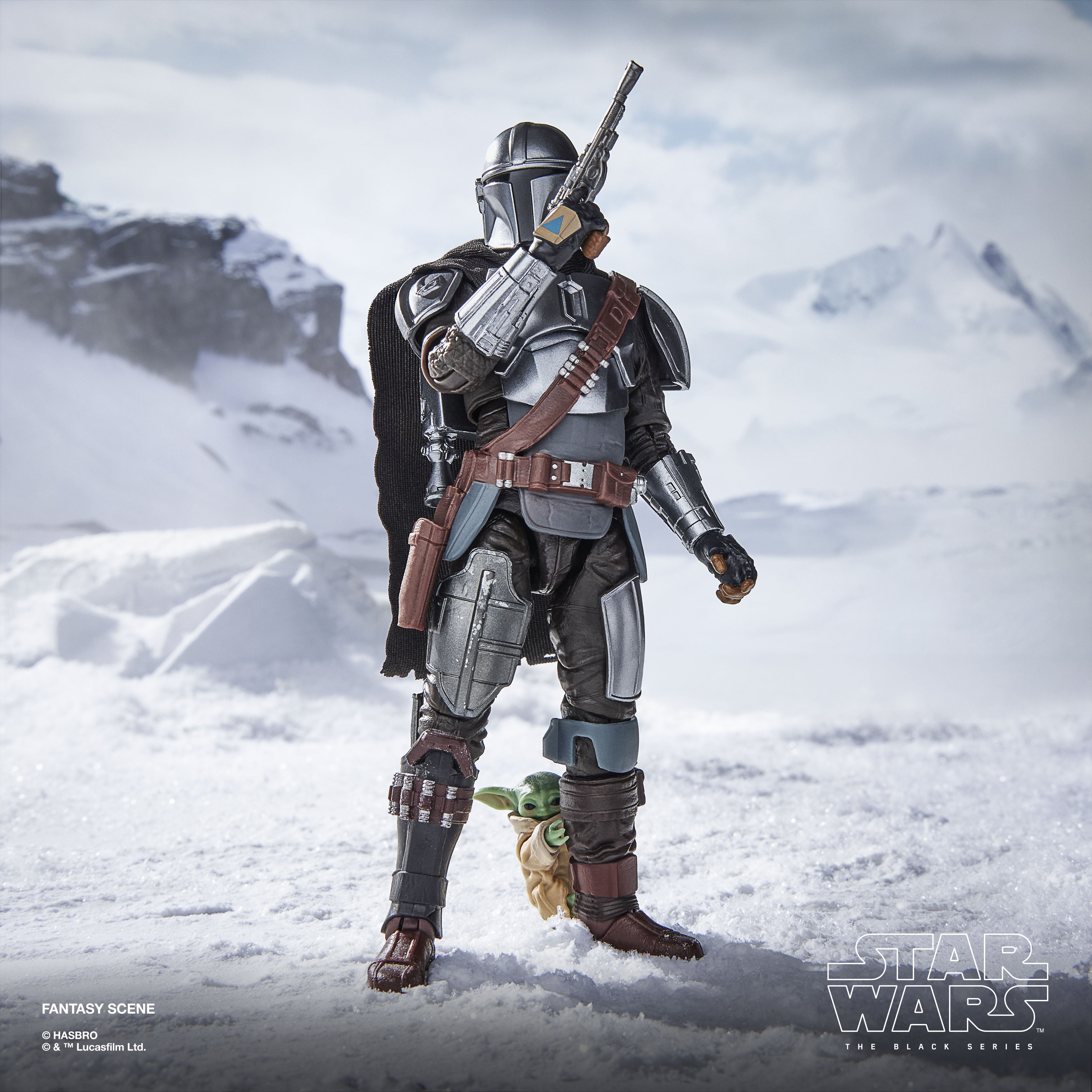 Star Wars The Black Series Deluxe Mandalorian & Grogu - Action Figures