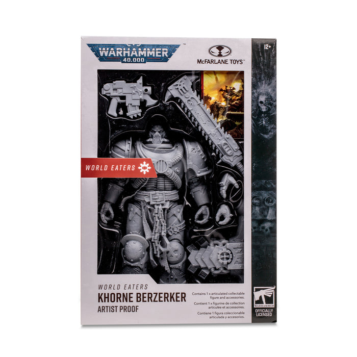 McFarlane Warhammer 40,000 World Eaters Khorne Berzerker (Artist Proof) UPC 787926109382