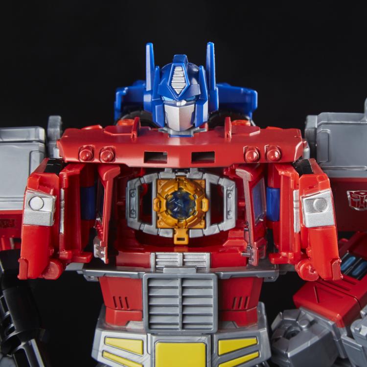 Transformers Generations Power of the Primes Evolution Leader Class Optimus Prime - Action Figures