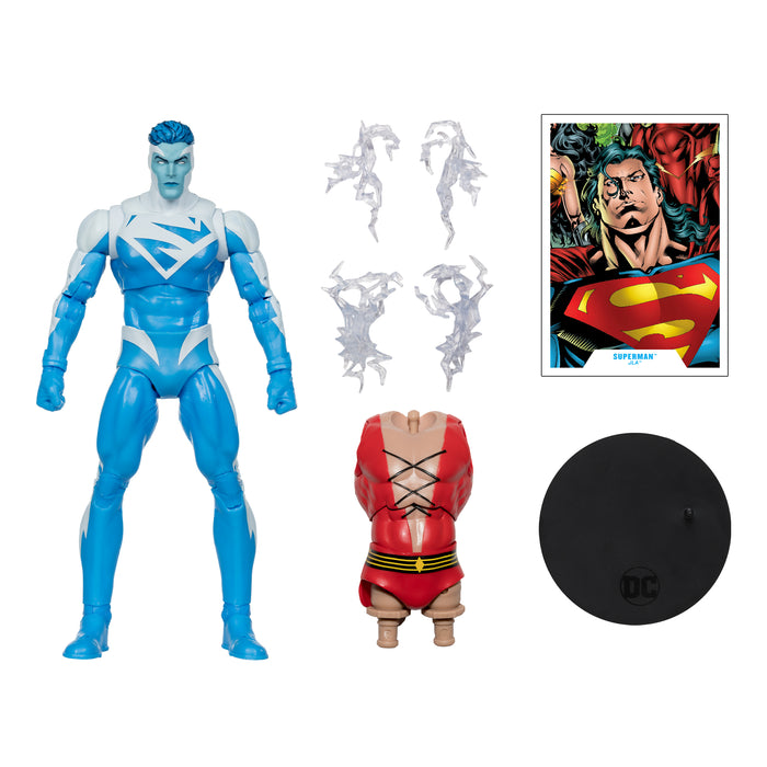 DC Multiverse JLA Superman (Plastic Man BAF)