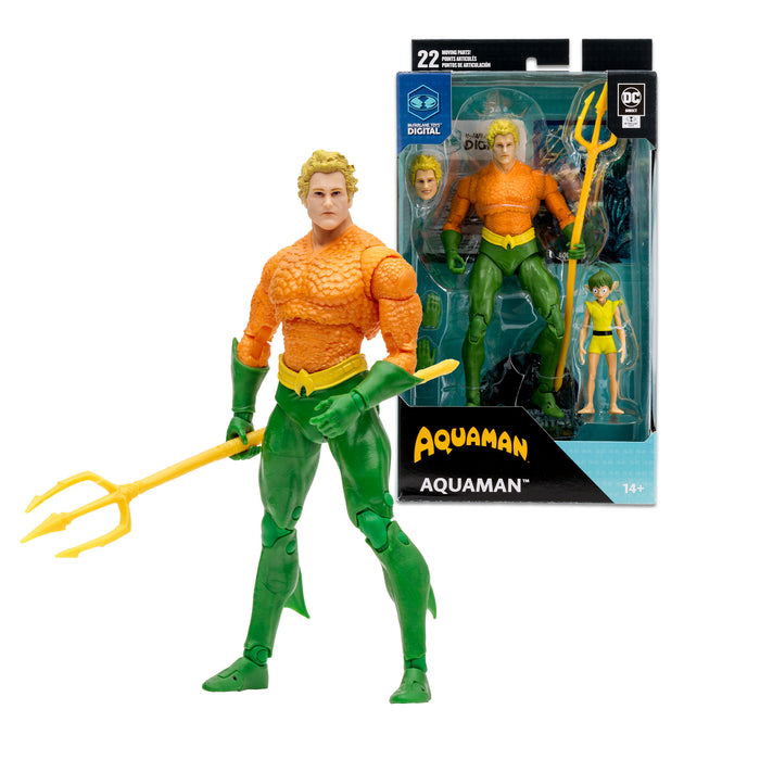 DC Direct Aquaman (DC Classic) with McFarlane Toys Digital Collectible