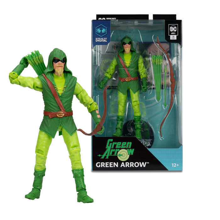 DC Direct Green Arrow (Longbow Hunter) with McFarlane Toys Digital Collectible