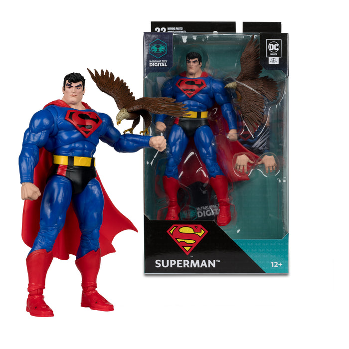 DC Direct Superman (Our Worlds at War) with McFarlane Toys Digital Collectible