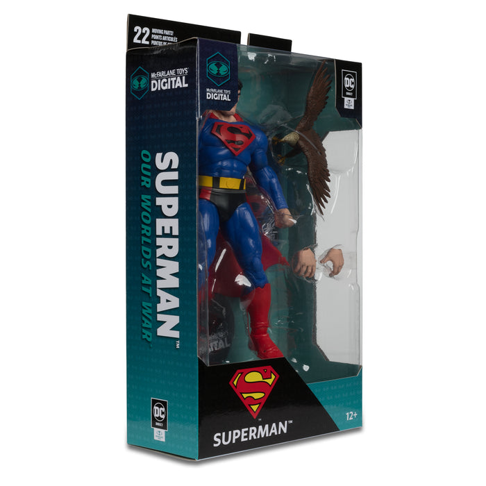 DC Direct Superman (Our Worlds at War) with McFarlane Toys Digital Collectible