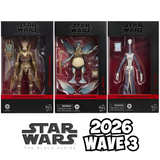 Star Wars Black Series 2026 Wave 3 SET OF 3