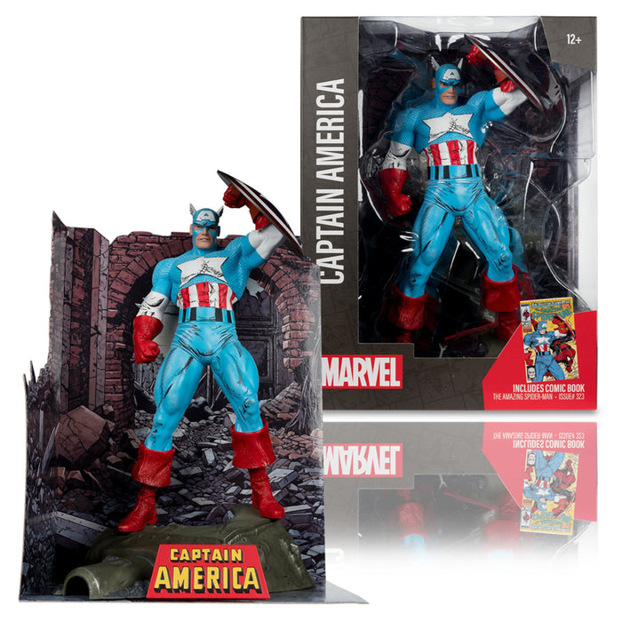 McFarlane 1:6th Scale Captain America (The Amazing Spider-Man #126)