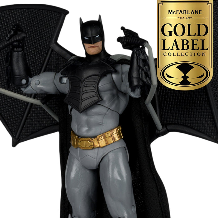 DC Multiverse NYCC Exclusive Gold Label Batman with Bat-Glider (Rebirth- The Thirteenth Hour)