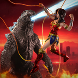 DC Multiverse Wonder Woman vs Godzilla