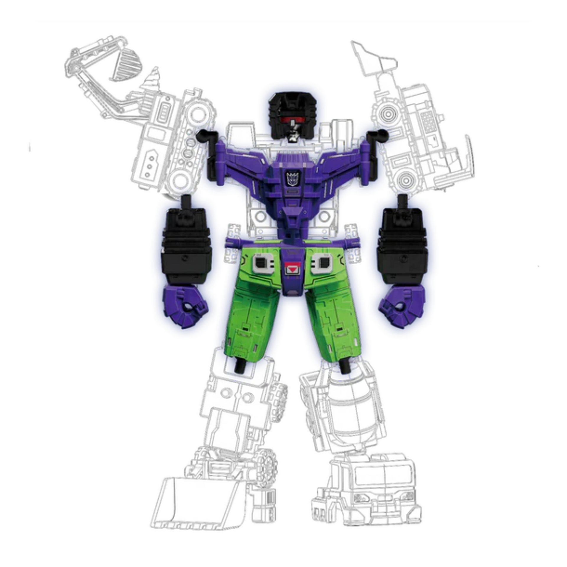 Blokees Transformers Defender Version Devastator Assembly Kit (Kit