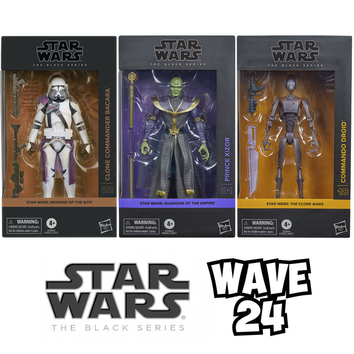 Star Wars Black Series Wave 24 SET OF 3