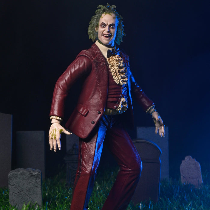 NECA BEETLEJUICE 1988 Red Tuxedo Figurine Articulée - Imagine Goodies NECA BEETLEJUICE 1988 Red Tuxedo Figurine Articulée - Imagine Goodies