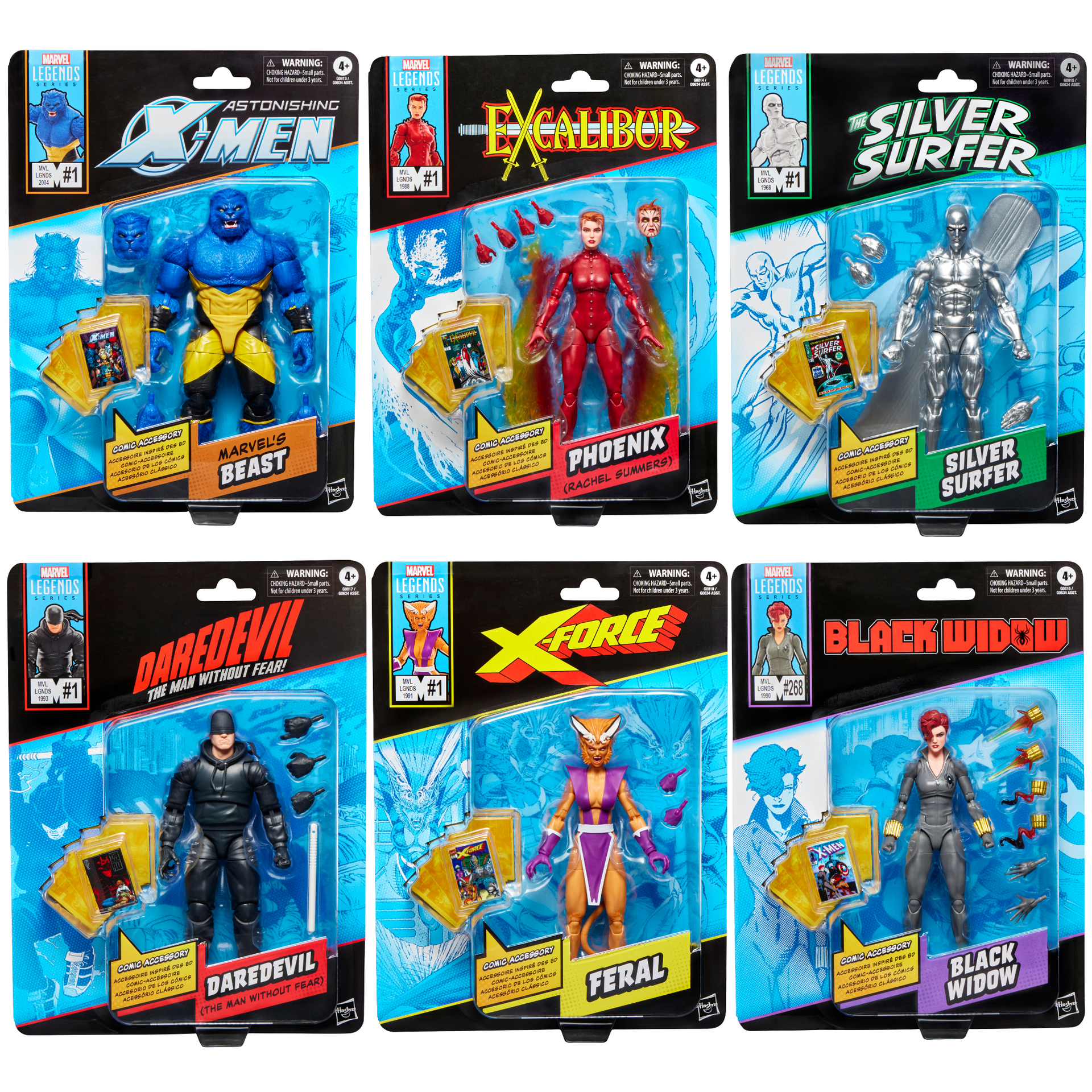 Marvel Legends Series Mini-Comics Wave 2 COMPLETE SET OF 6 Marvel Legends Series Mini-Comics Wave 2 COMPLETE SET OF 6