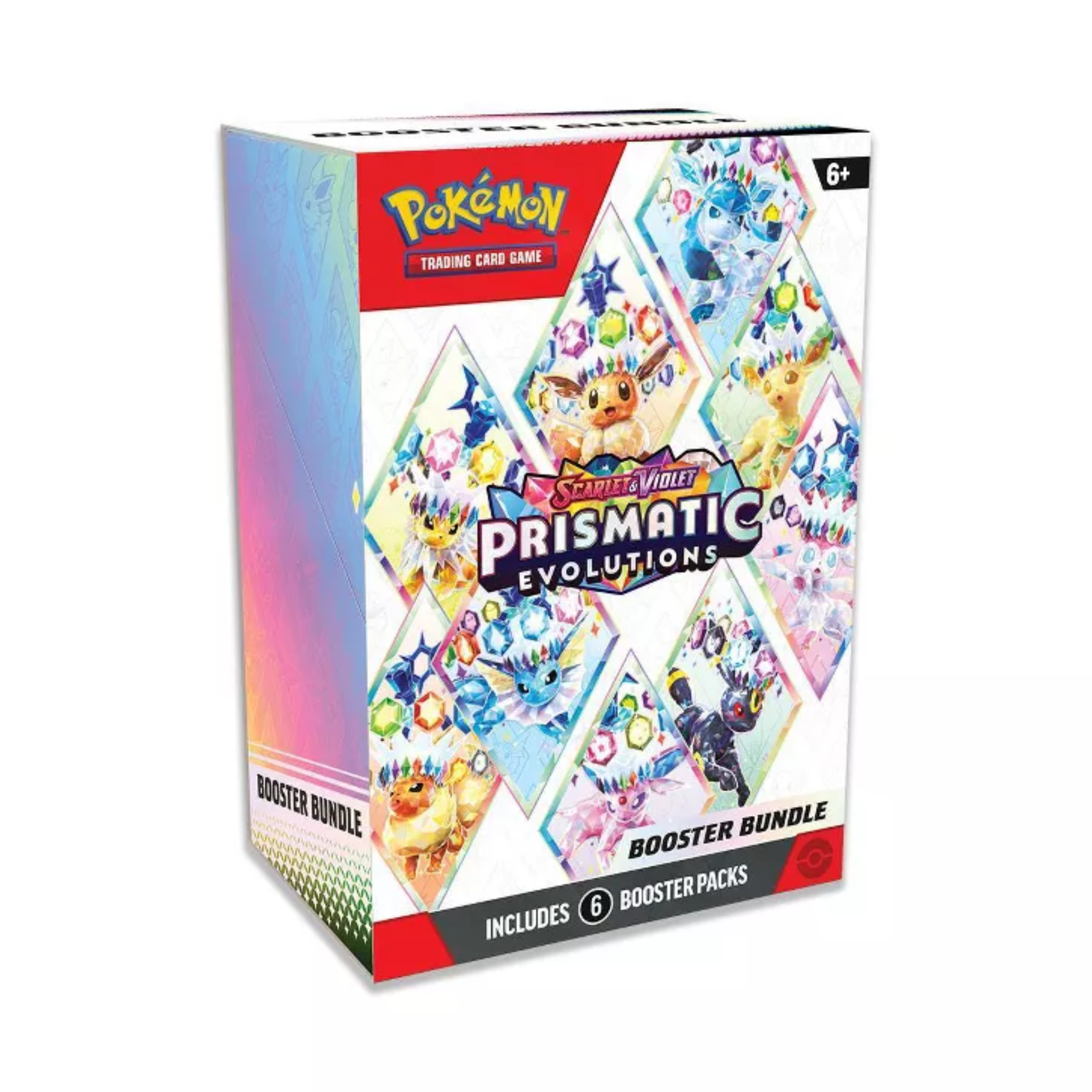 Pokémon TCG: Prismatic Evolutions Booster Bundle (6 Packs) - Trading Card Games