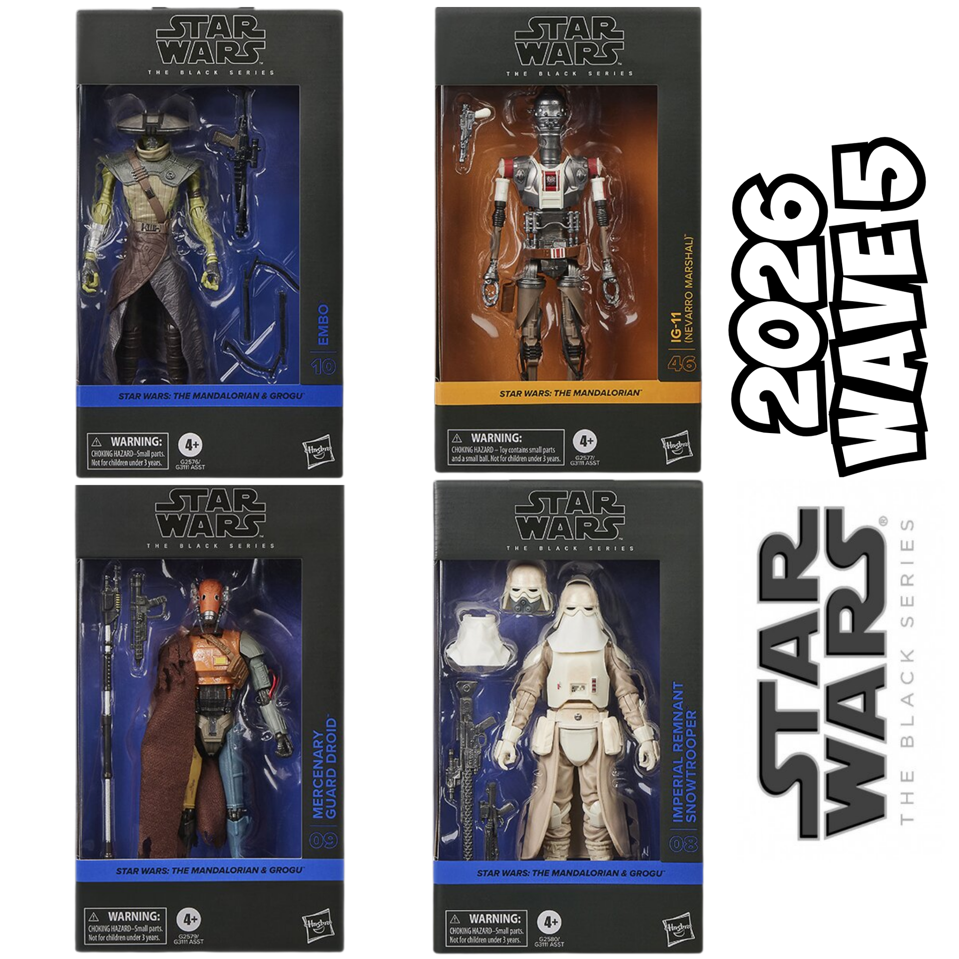 Star Wars Black Series 2026 Wave 5 SET OF 4 – Nerdzoic Toy Store