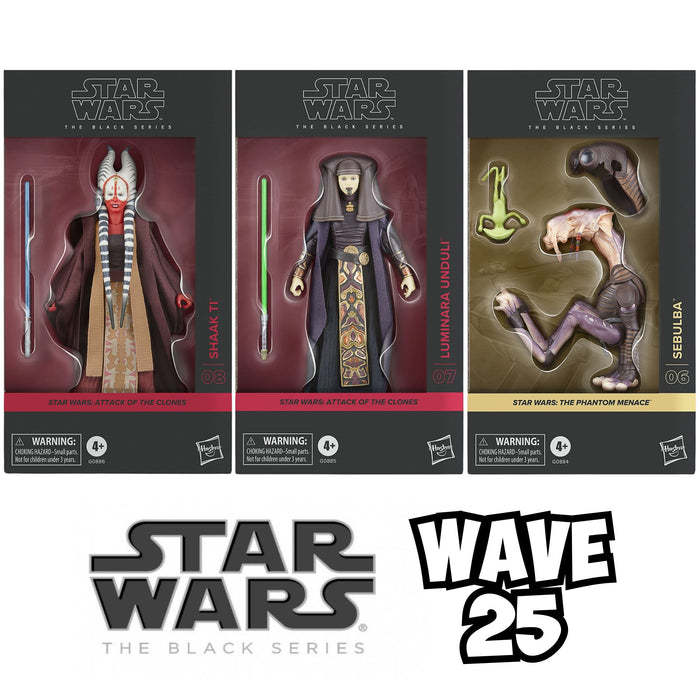 Star Wars Black Series Wave 25 SET OF 3