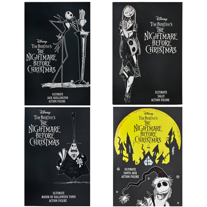 NECA Nightmare Before Christmas Set of 4