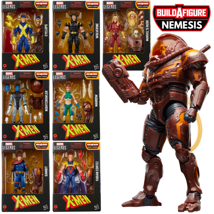 Marvel Legends Series X-Men Nemesis Build-A-Figure Wave COMPLETE SET OF 7