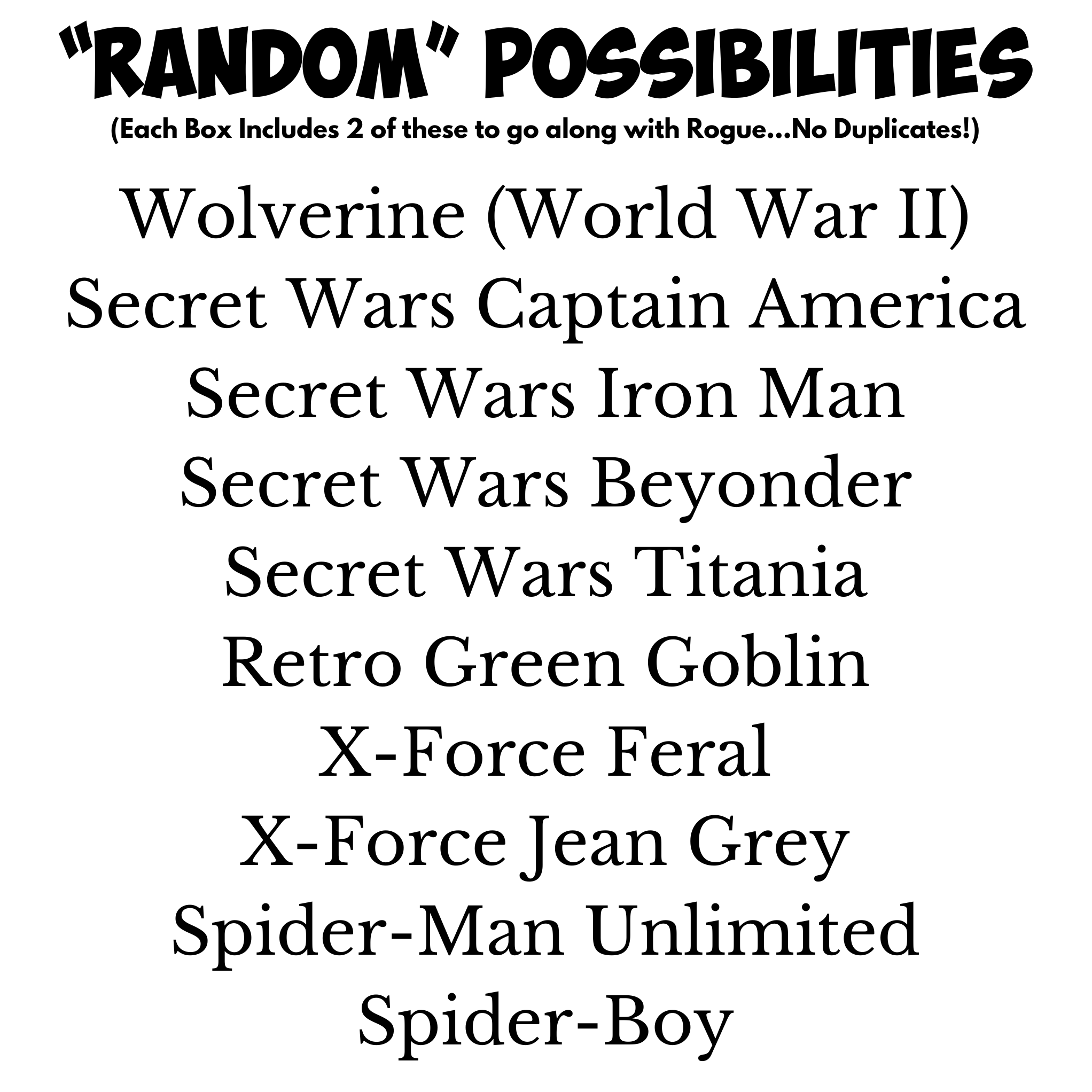 Nerdzoic Mystery Box 034: Marvel Legends X-Men '97 Rogue (+2 Mystery L ...