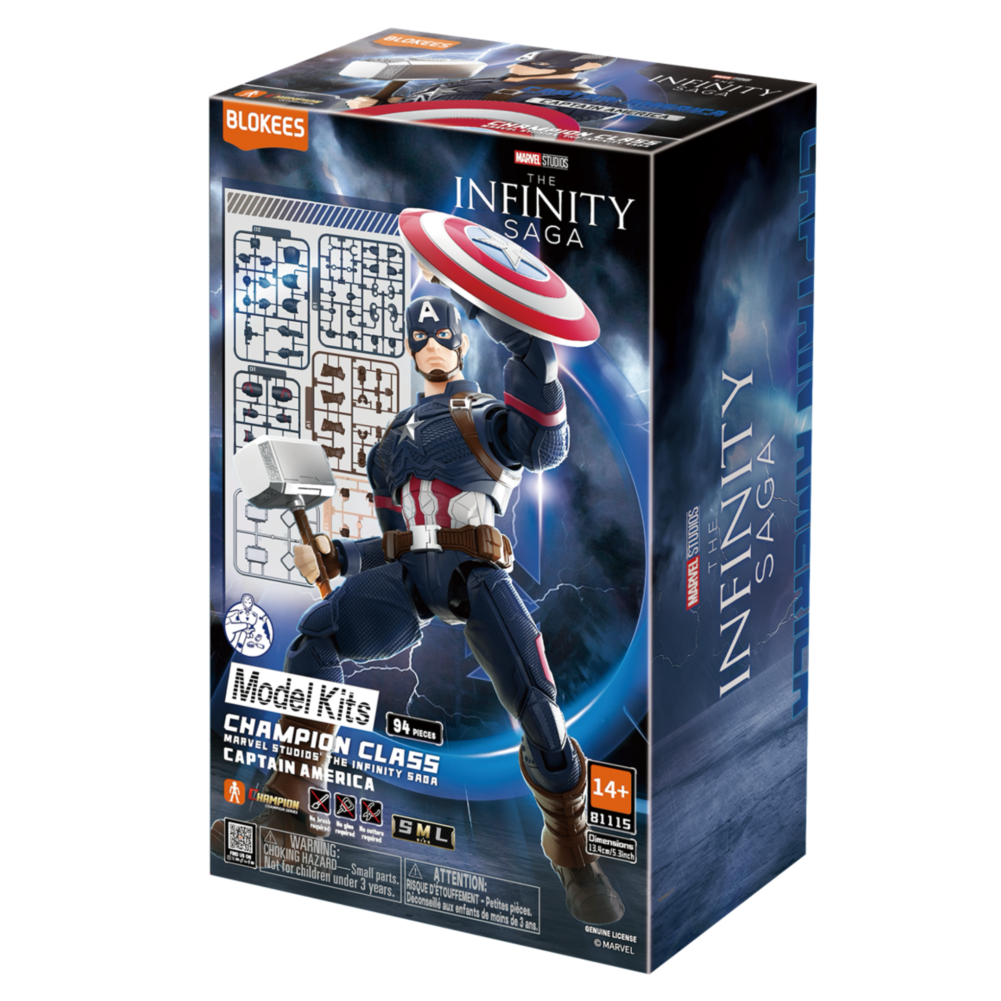 Blokees Marvel Infinity Saga Champion Class 02 Captain America Blokees Marvel Infinity Saga Champion Class 02 Captain America