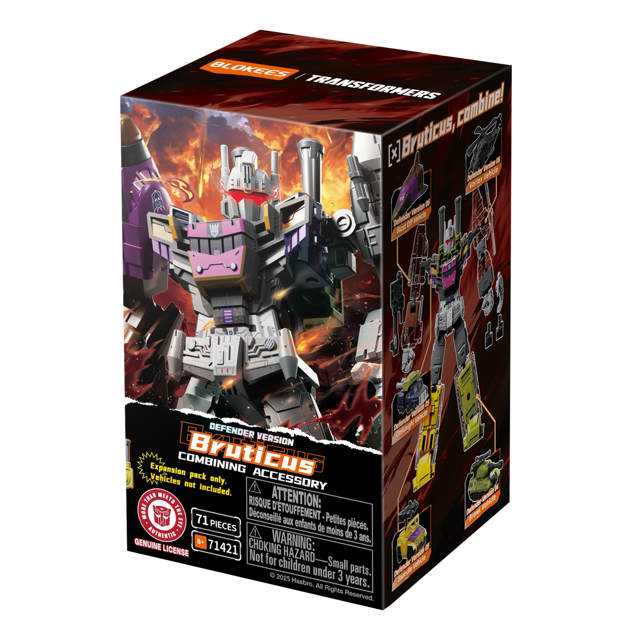 Blokes Defender Blokees Transformers Defender Version Bruticus Combining Assembly Kit ...