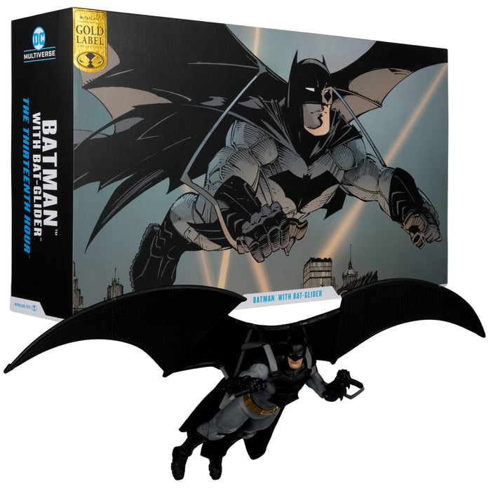 DC Multiverse NYCC Exclusive Gold Label Batman with Bat-Glider (Rebirth- The Thirteenth Hour)