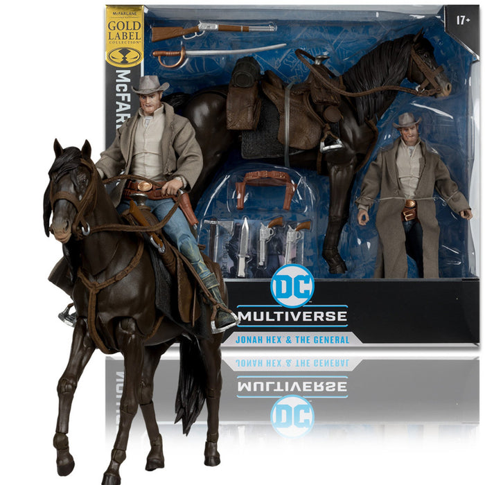 DC Multiverse Exclusive Gold Label Jonah Hex & The General (All-Star Western)