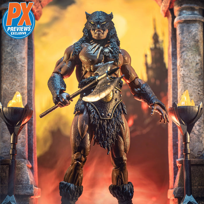 Fire & Ice Animated Dark Wolf (PX Previews Exclusive / Limited to 1000)