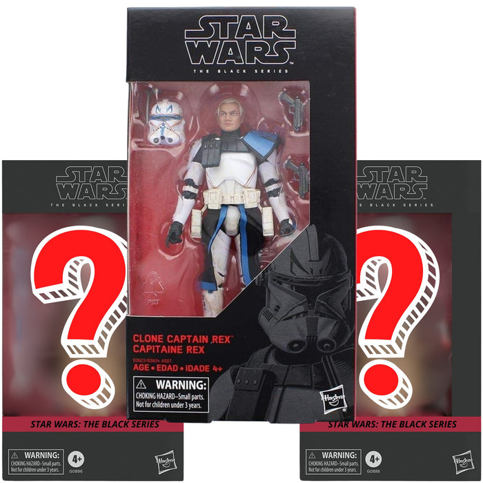 Black Series Mystery Box 019: Black Series Captain Rex (+2 Mystery Black Series!) LIMITED TO 35!