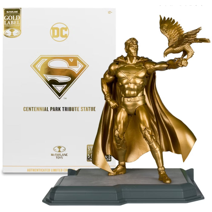 DC Multiverse SDCC Exclusive Gold Label Superman (Centennial Park Tribute)