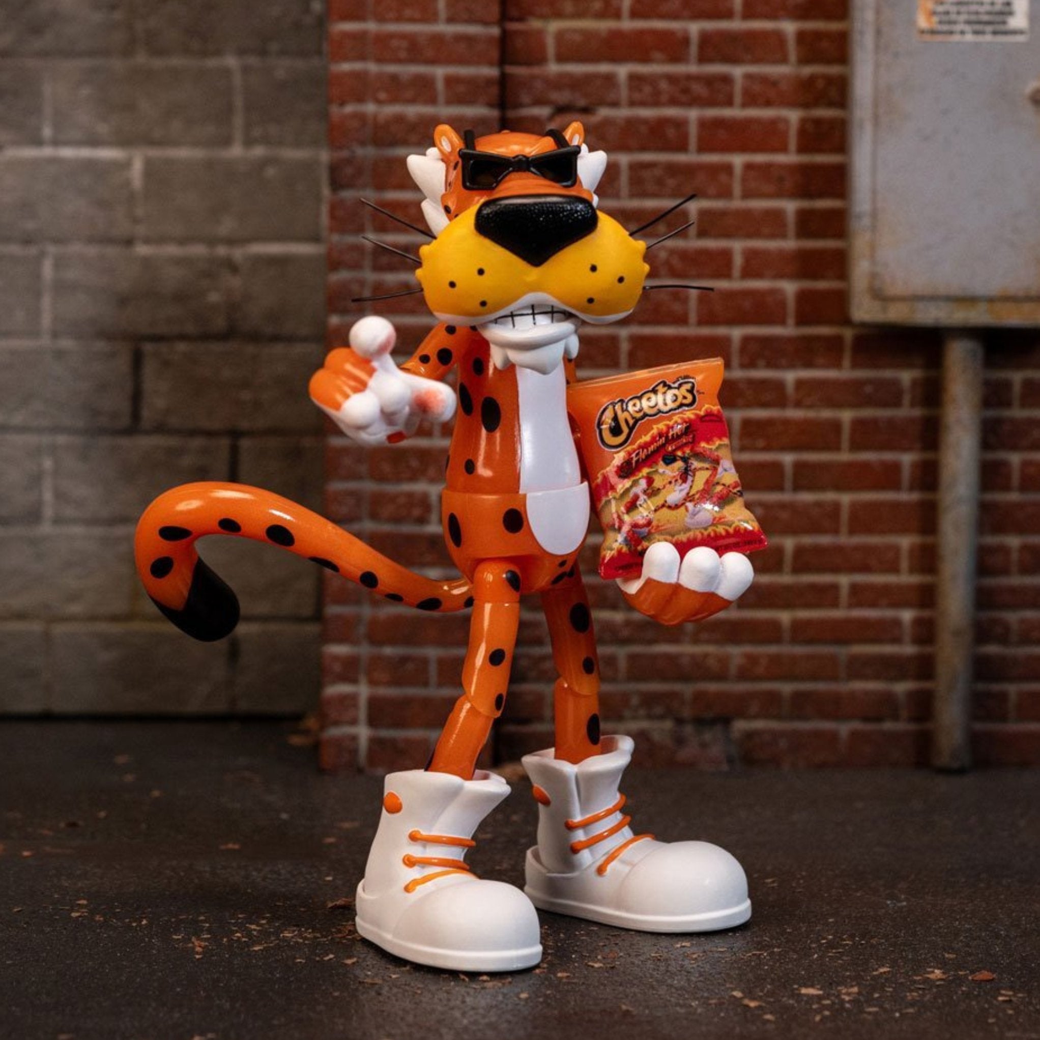 Chester Cheeto Inflatable Jada Toys Mascot Series Cheetos Glow-in-the-Dark Flamin' Hot Chester C ...