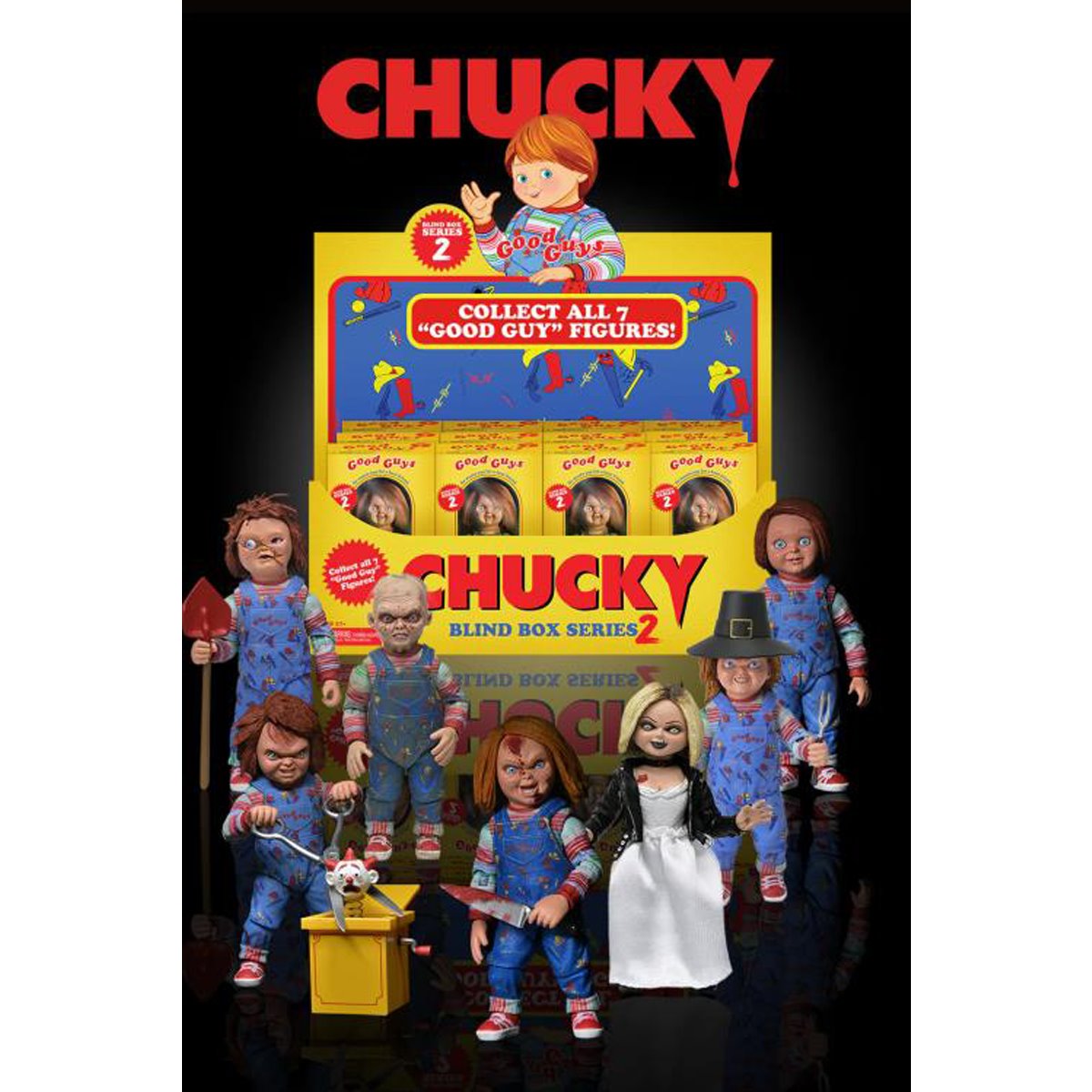 Neca Child’s Play Chucky Good Guy 7’’ Random Action Figure Blind Box Series 2 - Action Figures