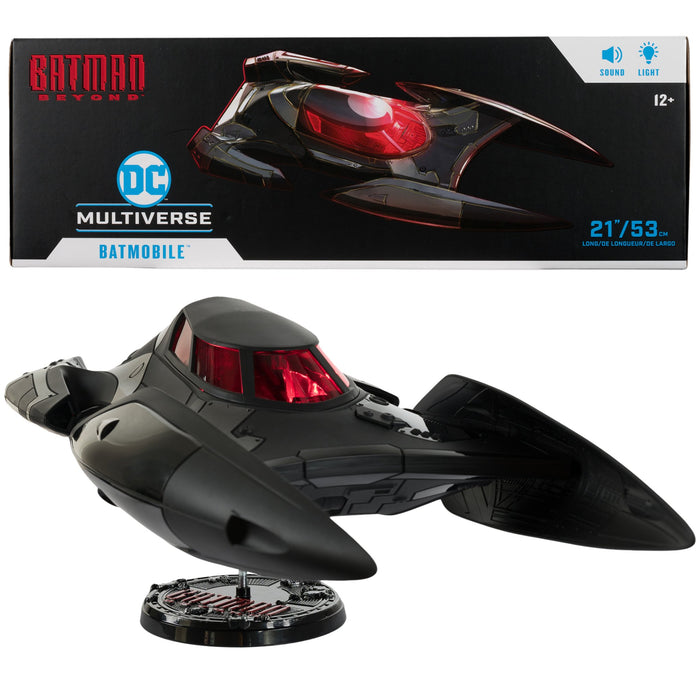 DC Multiverse Batmobile w/Lights & Sound (Batman Beyond)