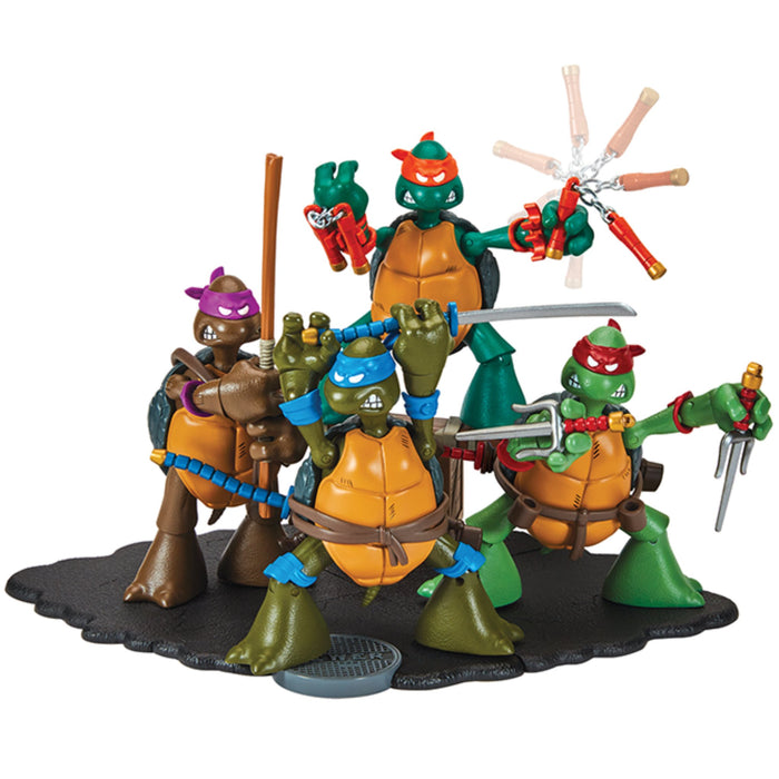 Playmates Teenage Mutant Ninja Turtles 40th Anniversary Original Sketch Set of 4