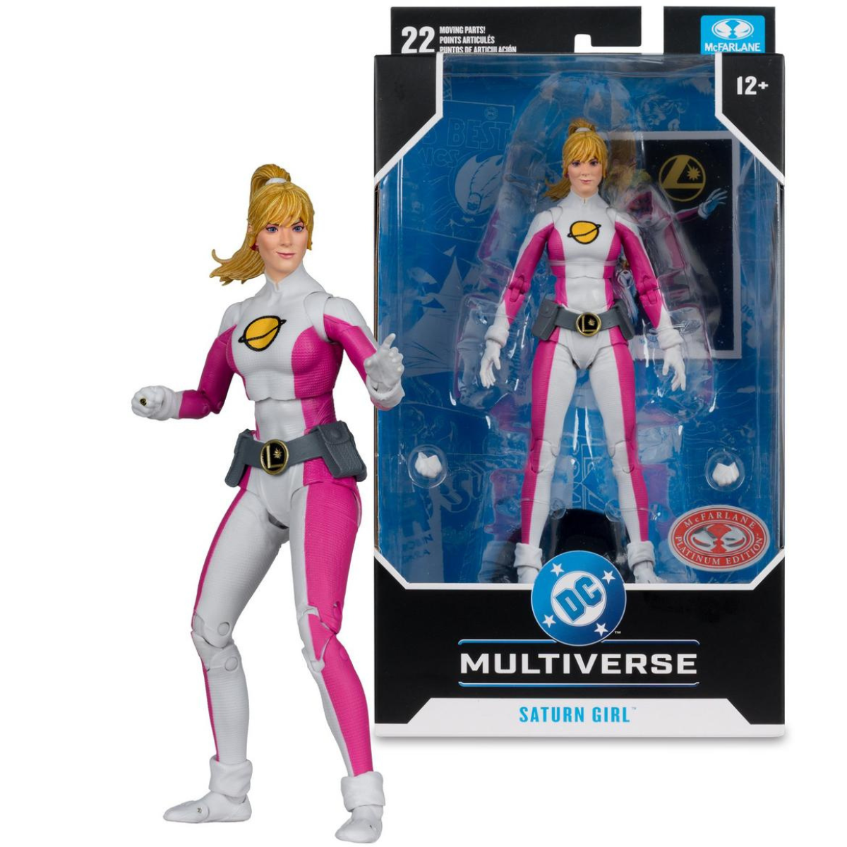 DC Multiverse Red Platinum Saturn Girl - Action Figures