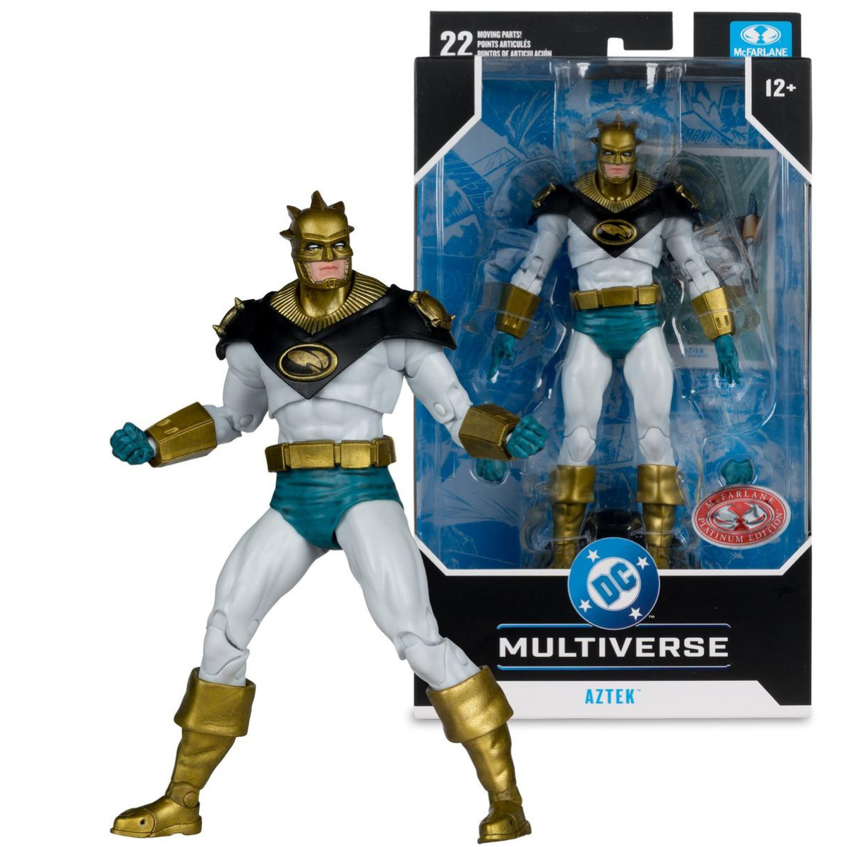DC Multiverse Red Platinum Aztek (DC Classics) - Action Figures