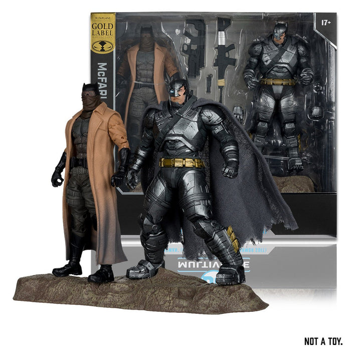 DC Multiverse Exclusive Gold Label Batman Knightmare & Batman Armor Suit 2-Pack (Batman v Superman: Dawn of Justice)