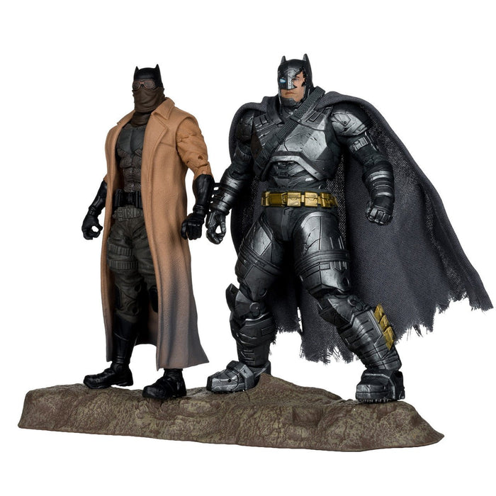 DC Multiverse Exclusive Gold Label Batman Knightmare & Batman Armor Suit 2-Pack (Batman v Superman: Dawn of Justice)